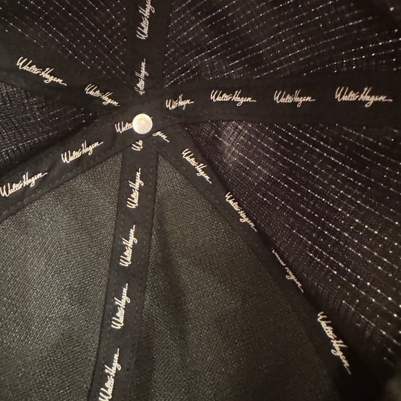Walter Hagen Men's Grid Golf Hat Black O/S - Picture 12 of 14